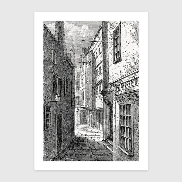 Városkép 1800s II - Edinburgh, Skócia