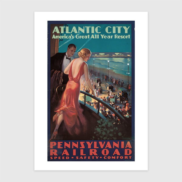 Utazás Atlantic Citybe a Pennsylvania Vasúttal
